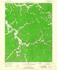 Big Creek Kentucky Historical topographic map, 1:24000 scale, 7.5 X 7.5 Minute, Year 1953