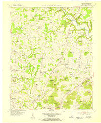 Bobtown Kentucky Historical topographic map, 1:24000 scale, 7.5 X 7.5 Minute, Year 1954
