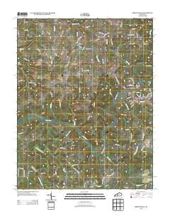 Brownsville Kentucky Historical topographic map, 1:24000 scale, 7.5 X 7.5 Minute, Year 2013