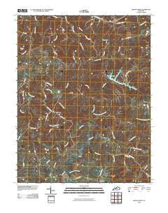 Brush Grove Kentucky Historical topographic map, 1:24000 scale, 7.5 X 7.5 Minute, Year 2010
