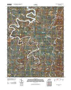 Bryantsville Kentucky Historical topographic map, 1:24000 scale, 7.5 X 7.5 Minute, Year 2010