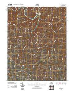 Buckeye Kentucky Historical topographic map, 1:24000 scale, 7.5 X 7.5 Minute, Year 2010