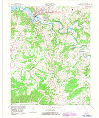 Cadiz Kentucky Historical topographic map, 1:24000 scale, 7.5 X 7.5 Minute, Year 1967