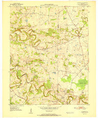 Caledonia Kentucky Historical topographic map, 1:24000 scale, 7.5 X 7.5 Minute, Year 1951