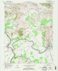 Calhoun Kentucky Historical topographic map, 1:24000 scale, 7.5 X 7.5 Minute, Year 1952
