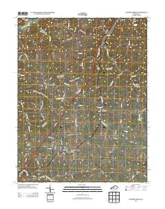 Campbellsburg Kentucky Historical topographic map, 1:24000 scale, 7.5 X 7.5 Minute, Year 2013