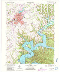 Campbellsville Kentucky Historical topographic map, 1:24000 scale, 7.5 X 7.5 Minute, Year 1970