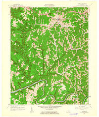 Campton Kentucky Historical topographic map, 1:24000 scale, 7.5 X 7.5 Minute, Year 1961