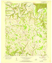 Cane Valley Kentucky Historical topographic map, 1:24000 scale, 7.5 X 7.5 Minute, Year 1953