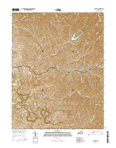 Carlisle Kentucky Current topographic map, 1:24000 scale, 7.5 X 7.5 Minute, Year 2016
