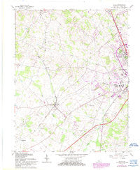 Cecilia Kentucky Historical topographic map, 1:24000 scale, 7.5 X 7.5 Minute, Year 1967