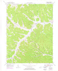 Charters Kentucky Historical topographic map, 1:24000 scale, 7.5 X 7.5 Minute, Year 1949