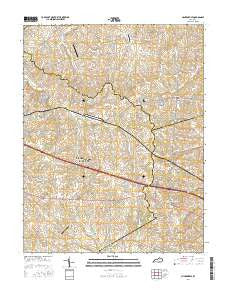 Clintonville Kentucky Current topographic map, 1:24000 scale, 7.5 X 7.5 Minute, Year 2016