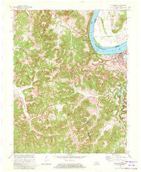 Cloverport Kentucky Historical topographic map, 1:24000 scale, 7.5 X 7.5 Minute, Year 1970