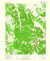 Colesburg Kentucky Historical topographic map, 1:24000 scale, 7.5 X 7.5 Minute, Year 1960