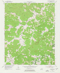 Coopersville Kentucky Historical topographic map, 1:24000 scale, 7.5 X 7.5 Minute, Year 1954