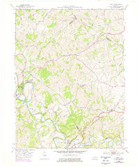 Cowan Kentucky Historical topographic map, 1:24000 scale, 7.5 X 7.5 Minute, Year 1952
