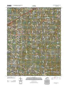Crestwood Kentucky Historical topographic map, 1:24000 scale, 7.5 X 7.5 Minute, Year 2013