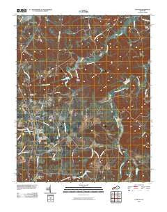 Crofton Kentucky Historical topographic map, 1:24000 scale, 7.5 X 7.5 Minute, Year 2010