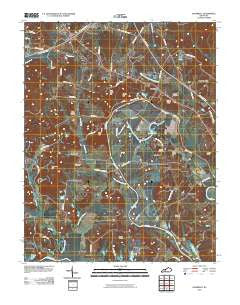 Cromwell Kentucky Historical topographic map, 1:24000 scale, 7.5 X 7.5 Minute, Year 2010