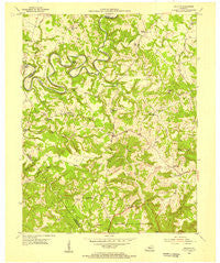 Cub Run Kentucky Historical topographic map, 1:24000 scale, 7.5 X 7.5 Minute, Year 1954