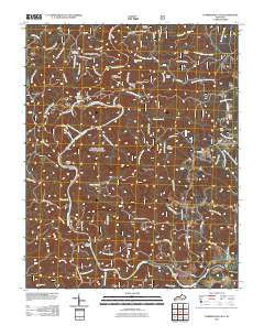 Cumberland Falls Kentucky Historical topographic map, 1:24000 scale, 7.5 X 7.5 Minute, Year 2010