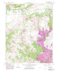 Curdsville Kentucky Historical topographic map, 1:24000 scale, 7.5 X 7.5 Minute, Year 1953