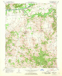 Curdsville Kentucky Historical topographic map, 1:24000 scale, 7.5 X 7.5 Minute, Year 1953