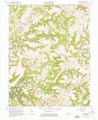 Custer Kentucky Historical topographic map, 1:24000 scale, 7.5 X 7.5 Minute, Year 1963
