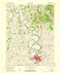 Cynthiana Kentucky Historical topographic map, 1:24000 scale, 7.5 X 7.5 Minute, Year 1961