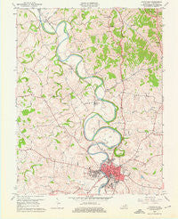 Cynthiana Kentucky Historical topographic map, 1:24000 scale, 7.5 X 7.5 Minute, Year 1961