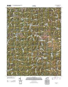 David Kentucky Historical topographic map, 1:24000 scale, 7.5 X 7.5 Minute, Year 2013