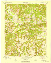 Dawson Springs SE Kentucky Historical topographic map, 1:24000 scale, 7.5 X 7.5 Minute, Year 1953
