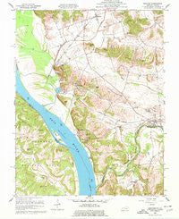 Dekoven Kentucky Historical topographic map, 1:24000 scale, 7.5 X 7.5 Minute, Year 1959