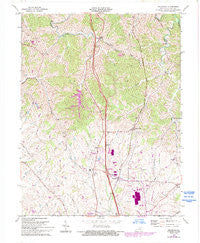 Delaplain Kentucky Historical topographic map, 1:24000 scale, 7.5 X 7.5 Minute, Year 1965