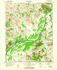 Delaware Kentucky Historical topographic map, 1:24000 scale, 7.5 X 7.5 Minute, Year 1953