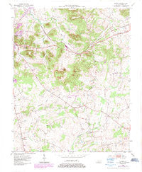 Dennis Kentucky Historical topographic map, 1:24000 scale, 7.5 X 7.5 Minute, Year 1952