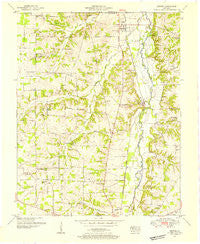 Dexter Kentucky Historical topographic map, 1:24000 scale, 7.5 X 7.5 Minute, Year 1951