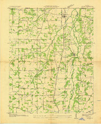 Dexter Kentucky Historical topographic map, 1:24000 scale, 7.5 X 7.5 Minute, Year 1936