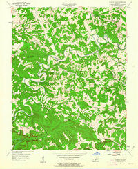 Dickeys Mills Kentucky Historical topographic map, 1:24000 scale, 7.5 X 7.5 Minute, Year 1954