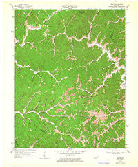 Dingus Kentucky Historical topographic map, 1:24000 scale, 7.5 X 7.5 Minute, Year 1962