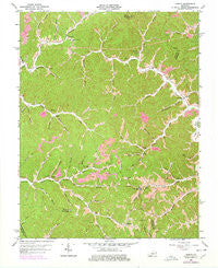 Dingus Kentucky Historical topographic map, 1:24000 scale, 7.5 X 7.5 Minute, Year 1962