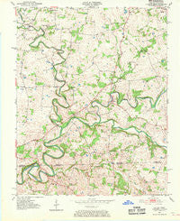 Dot Kentucky Historical topographic map, 1:24000 scale, 7.5 X 7.5 Minute, Year 1951