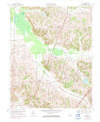 Dublin Kentucky Historical topographic map, 1:24000 scale, 7.5 X 7.5 Minute, Year 1969