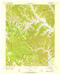 Dubre Kentucky Historical topographic map, 1:24000 scale, 7.5 X 7.5 Minute, Year 1953