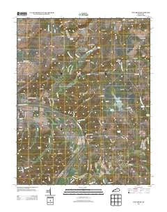 Dycusburg Kentucky Historical topographic map, 1:24000 scale, 7.5 X 7.5 Minute, Year 2013