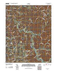 East Fork Kentucky Historical topographic map, 1:24000 scale, 7.5 X 7.5 Minute, Year 2010