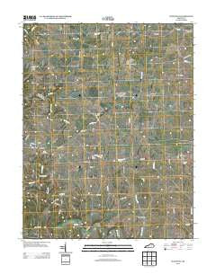 Elizaville Kentucky Historical topographic map, 1:24000 scale, 7.5 X 7.5 Minute, Year 2013