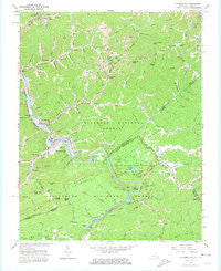 Elkhorn City Kentucky Historical topographic map, 1:24000 scale, 7.5 X 7.5 Minute, Year 1963