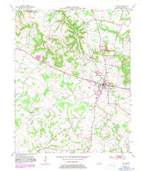 Elkton Kentucky Historical topographic map, 1:24000 scale, 7.5 X 7.5 Minute, Year 1951